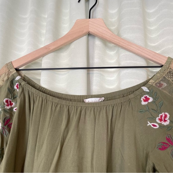 Altar’d State Embroidered Rayon Crop Top - Picture 3 of 12